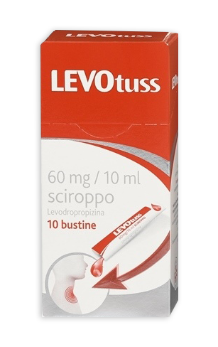 Levotuss Sciroppo 10 Bustine 60 mg / 10 ml - Dolomiti e Natura