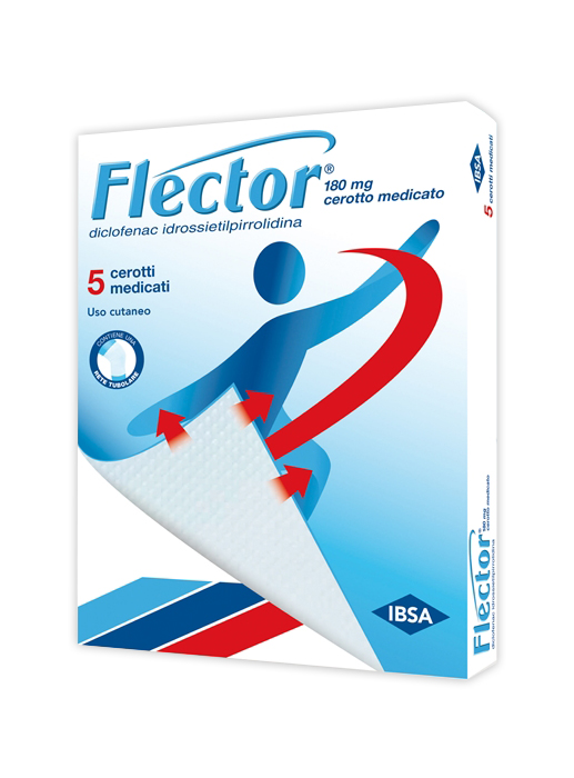 Flector 5 Cerotti Medicati 180 mg - Dolomiti e Natura