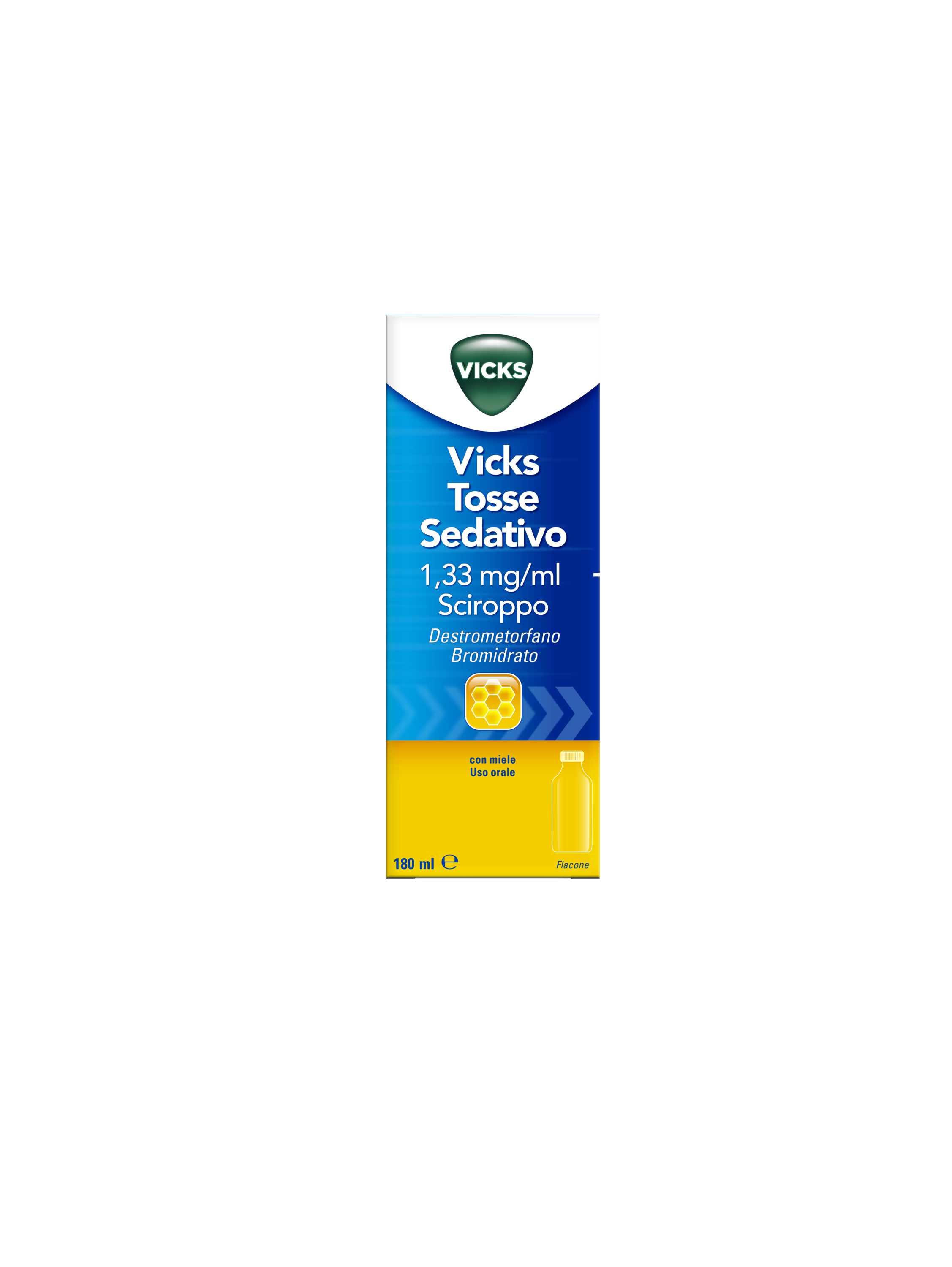 Vicks Tosse Sedativo Gusto Miele 180 ml  - Dolomiti e Natura