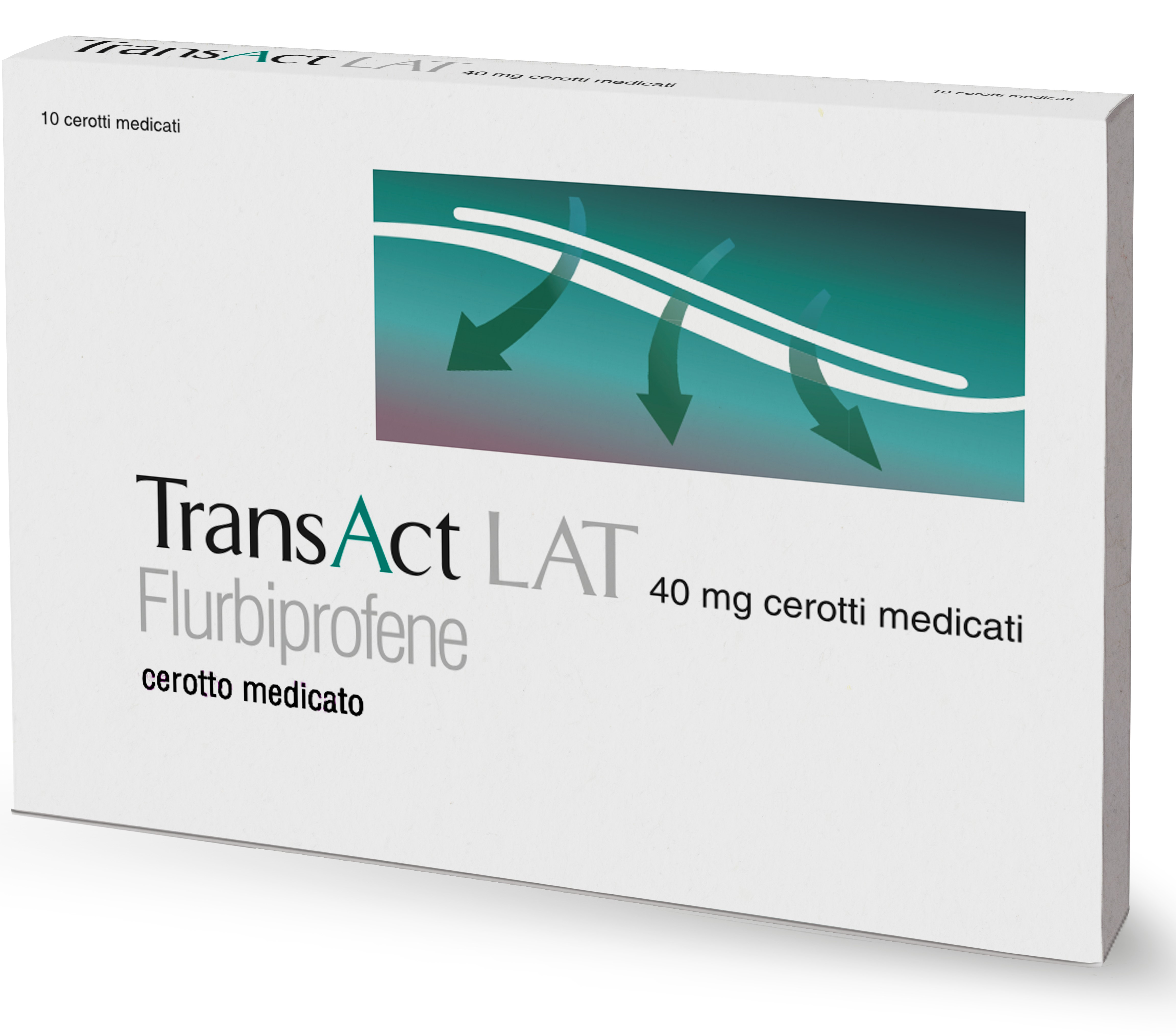 Transact Lat 10 Cerotti Medicati 40 mg - Dolomiti e Natura