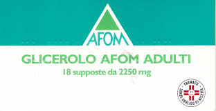 Glicerolo Afom 18 Supposte 2250 mg - Dolomiti e Natura