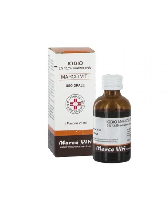 IODIO OS SOLUZ MV*25ML 2%+2,5% - Dolomiti e Natura