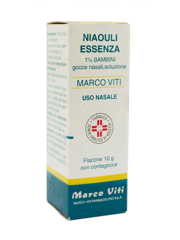Niaouli Essenza 1% Bambini Marco Viti Flacone 10 g - Dolomiti e Natura