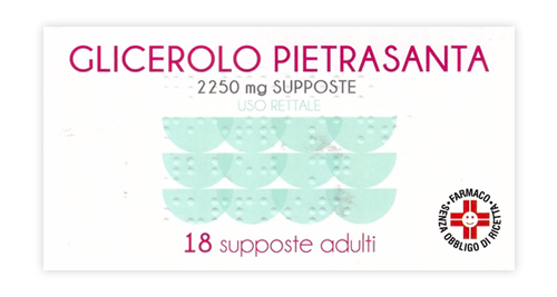Glicerolo Adulti Pietrasanta 18 Supposte 2250 mg - Dolomiti e Natura