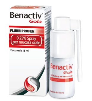 Benactiv Gola Spray 15 ml 0,25% - Dolomiti e Natura