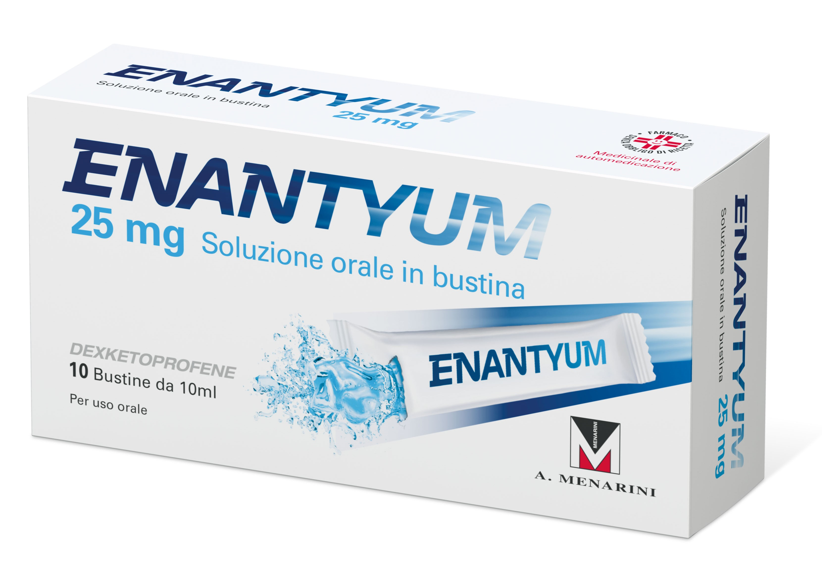 Enantyum 25mg Soluzione Orale Liquida In Bustina 10x10ml - Dolomiti e Natura