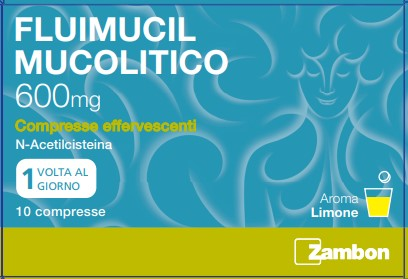Fluimucil Mucolitico 10 Compresse Effervescenti 600 mg - Dolomiti e Natura