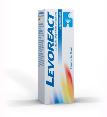 Levoreact 0,5 mg Spray Nasale 10 ml - Dolomiti e Natura
