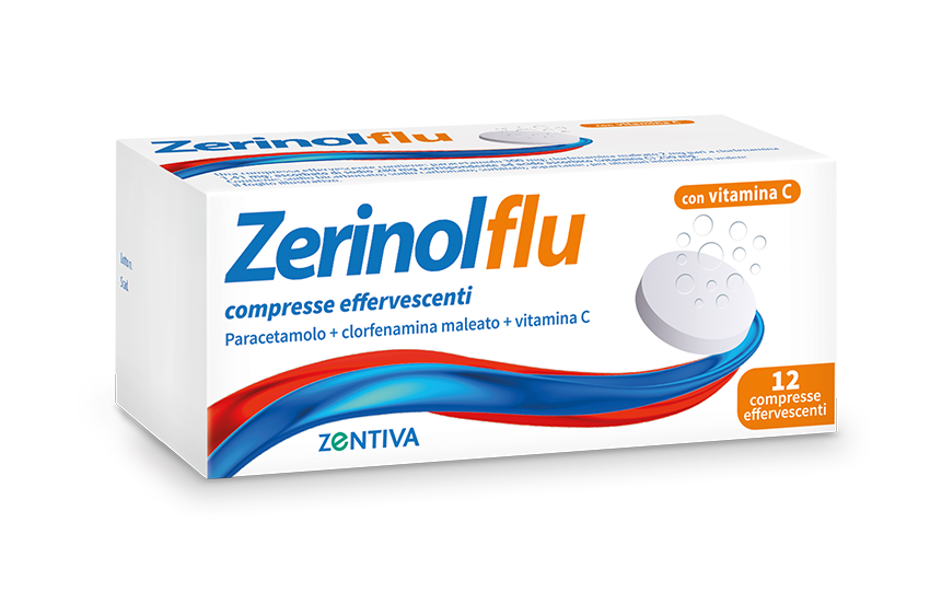 Zerinol Flu 12 Compresse Effervescenti - Dolomiti e Natura