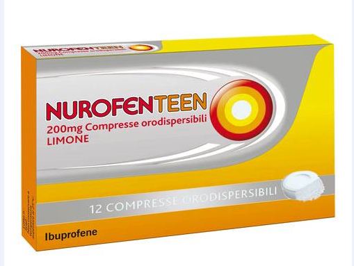 NurofenTeen 12 Compresse Orosolubili Limone 200 mg - Dolomiti e Natura