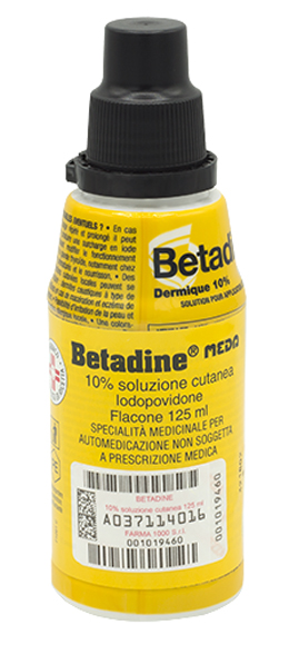 Betadine Soluzione Cutanea 10% Flacone 125 ml - Dolomiti e Natura