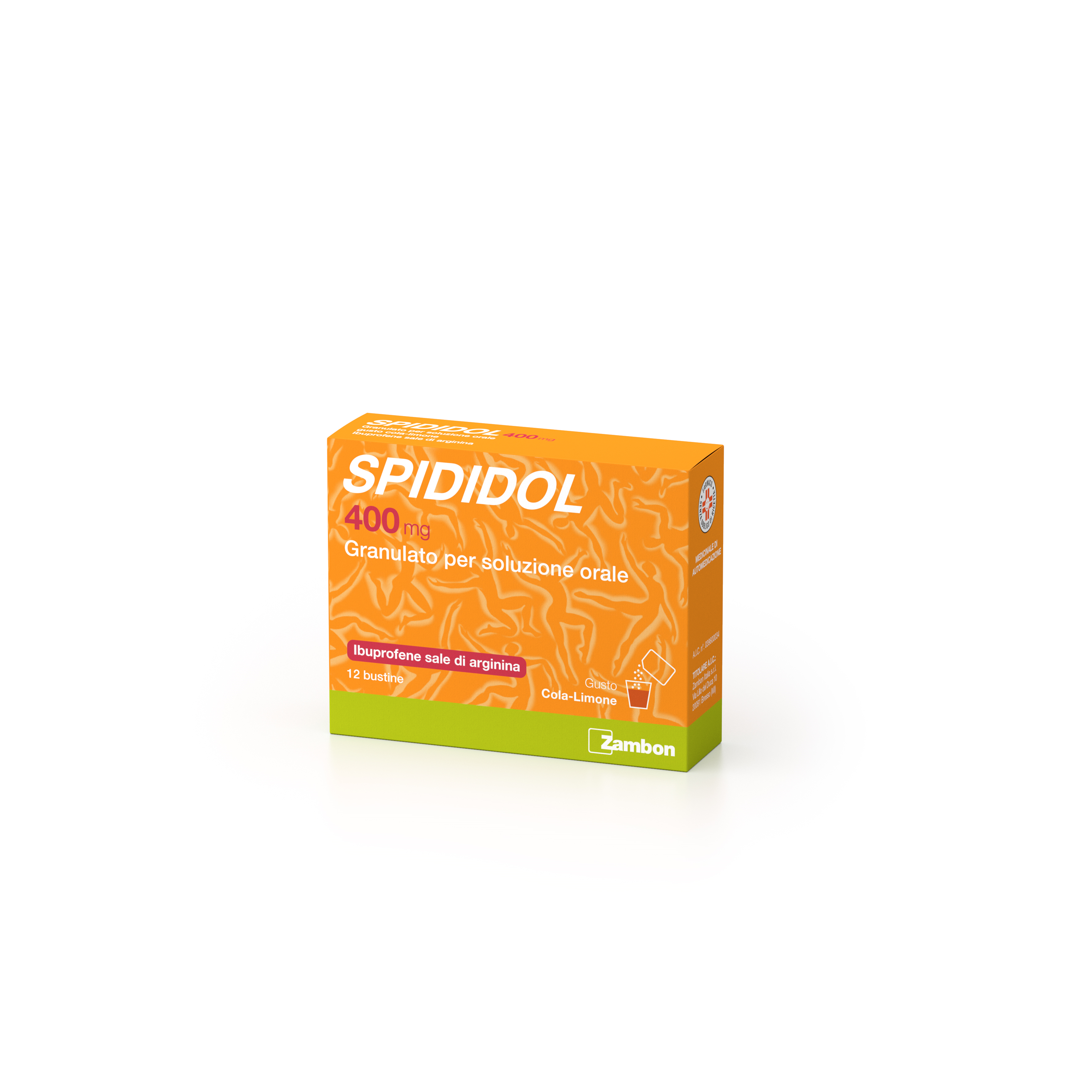 Spididol Granulato 12 Bustine 400 mg Gusto Menta - Dolomiti e Natura