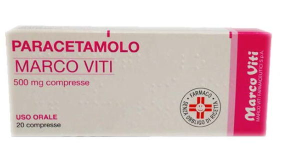 Paracetamolo Marco Viti 20 Compresse 500 mg - Dolomiti e Natura