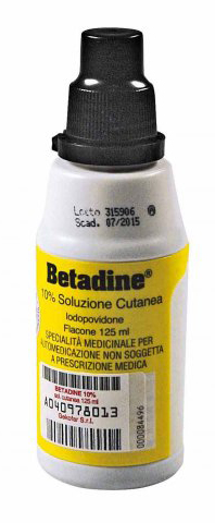 Betadine Soluzione Cutanea 10% Flacone 125 ml - Dolomiti e Natura