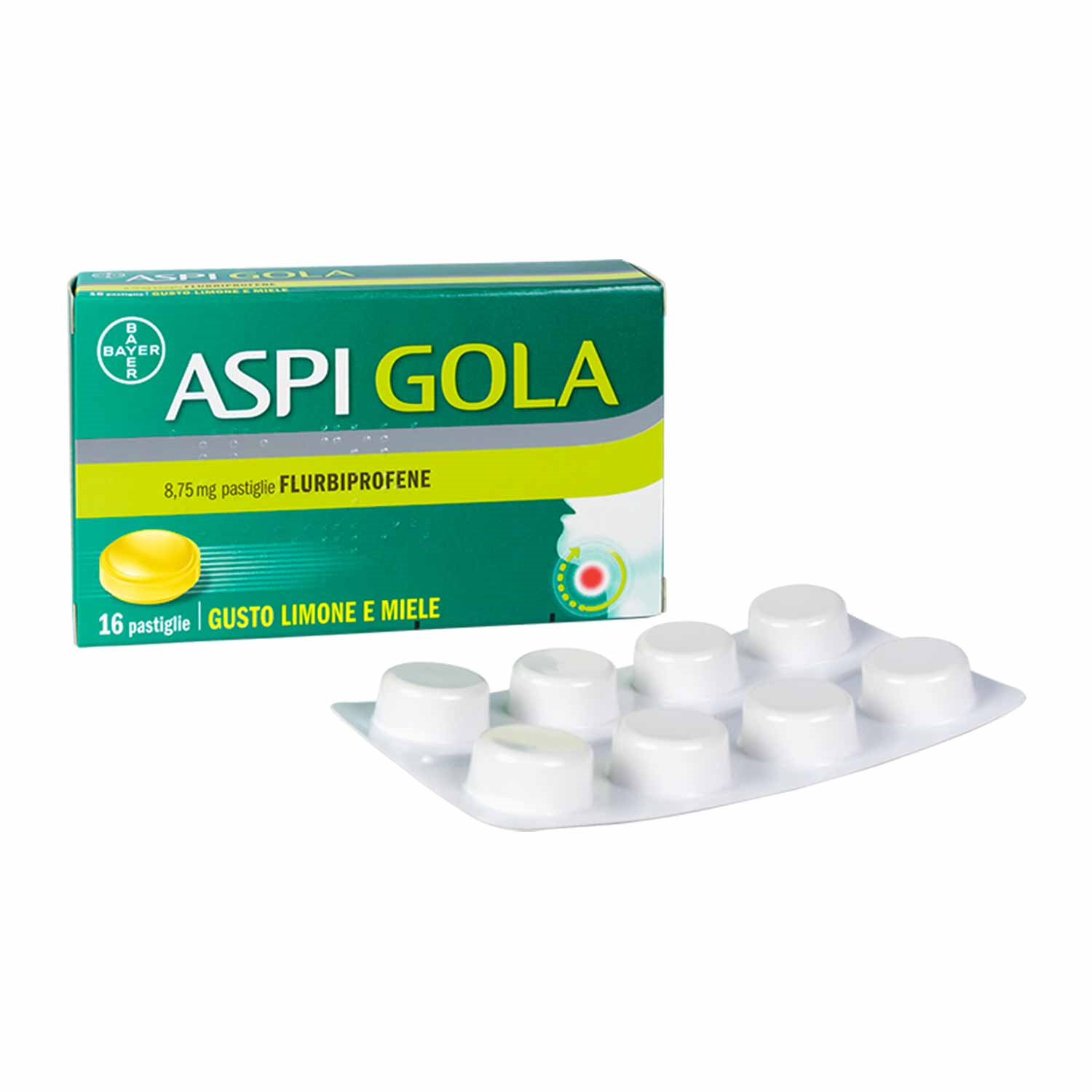 Aspi Gola 16 Pastiglie Limone E Miele - Dolomiti e Natura