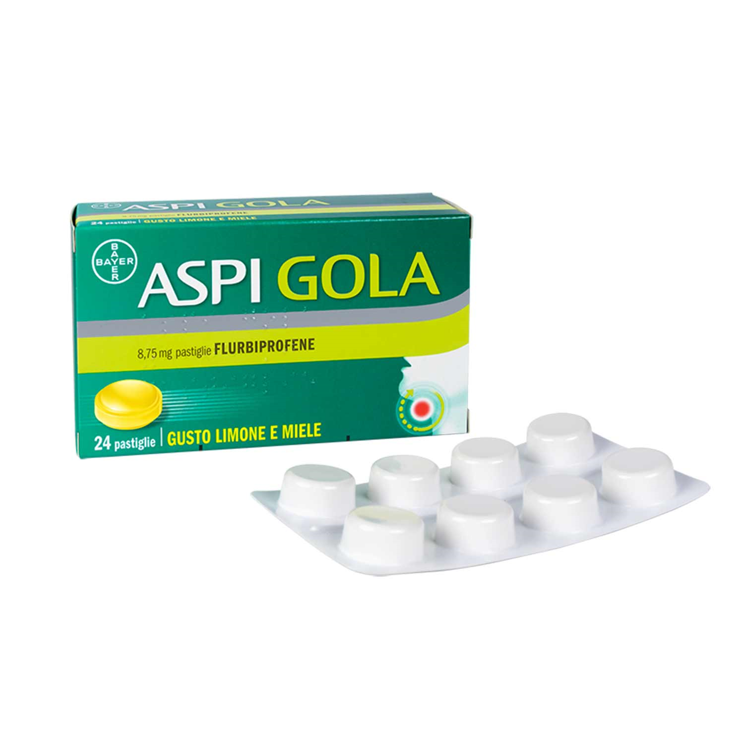 Aspi Gola 24 Pastiglie Limone E Miele - Dolomiti e Natura