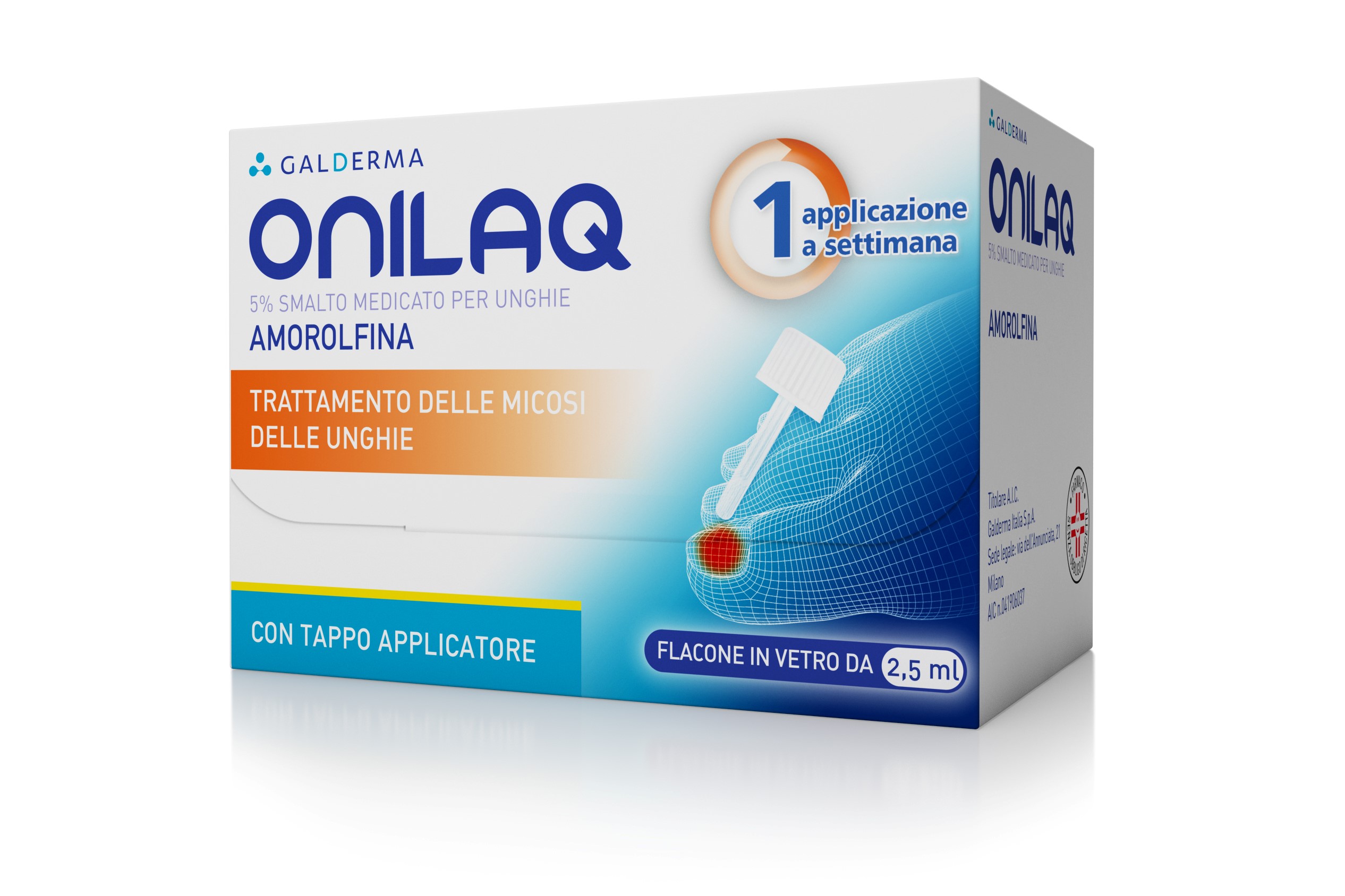 Onilaq Smalto Unghie 2,5 ml 5% Con Tappo Applicatore - Dolomiti e Natura