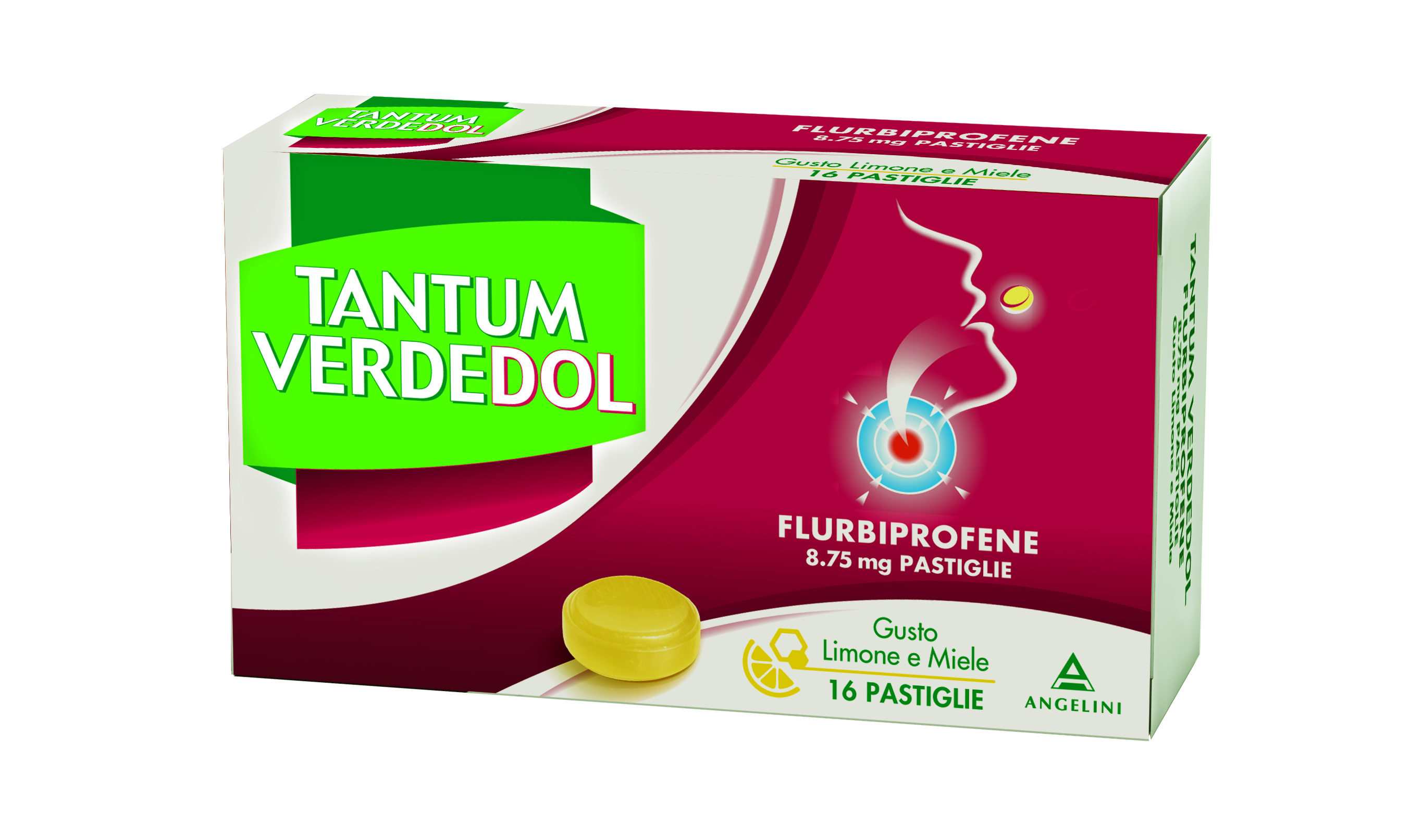 Tantum Verdedol 16 Pastiglie Limone E Miele - Dolomiti e Natura