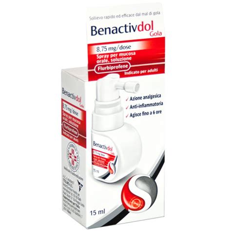 Benactivdol Gola Spray 15 ml 8,75 mg/dose - Dolomiti e Natura