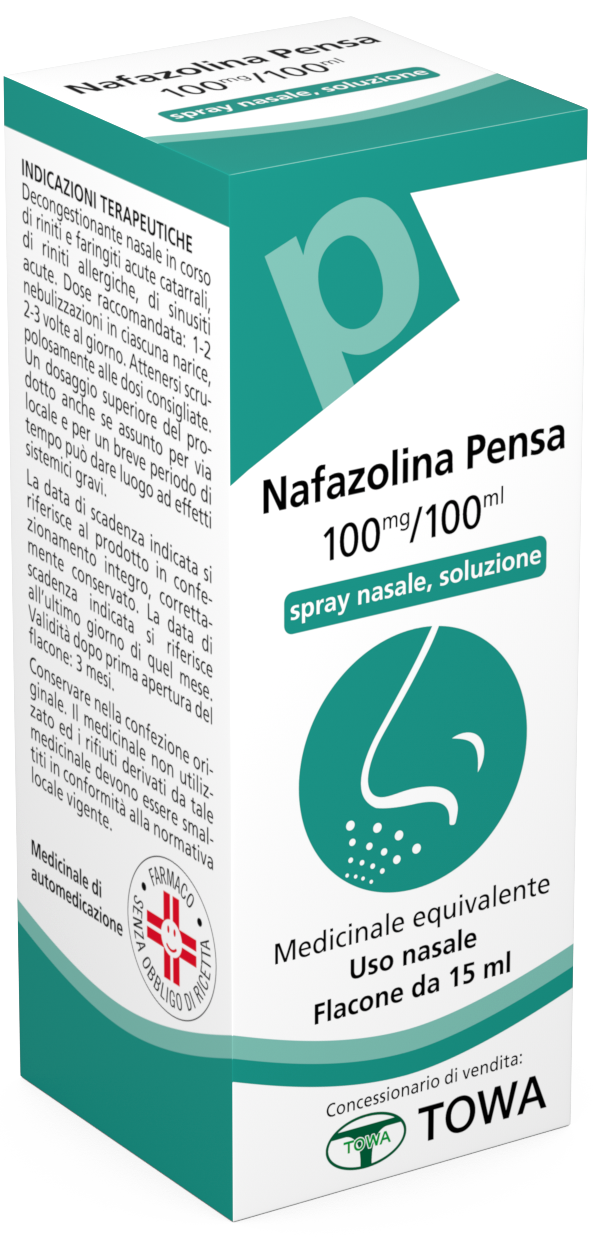 NNafazolina Pensa Spray Nasale 15 ml - Dolomiti e Natura
