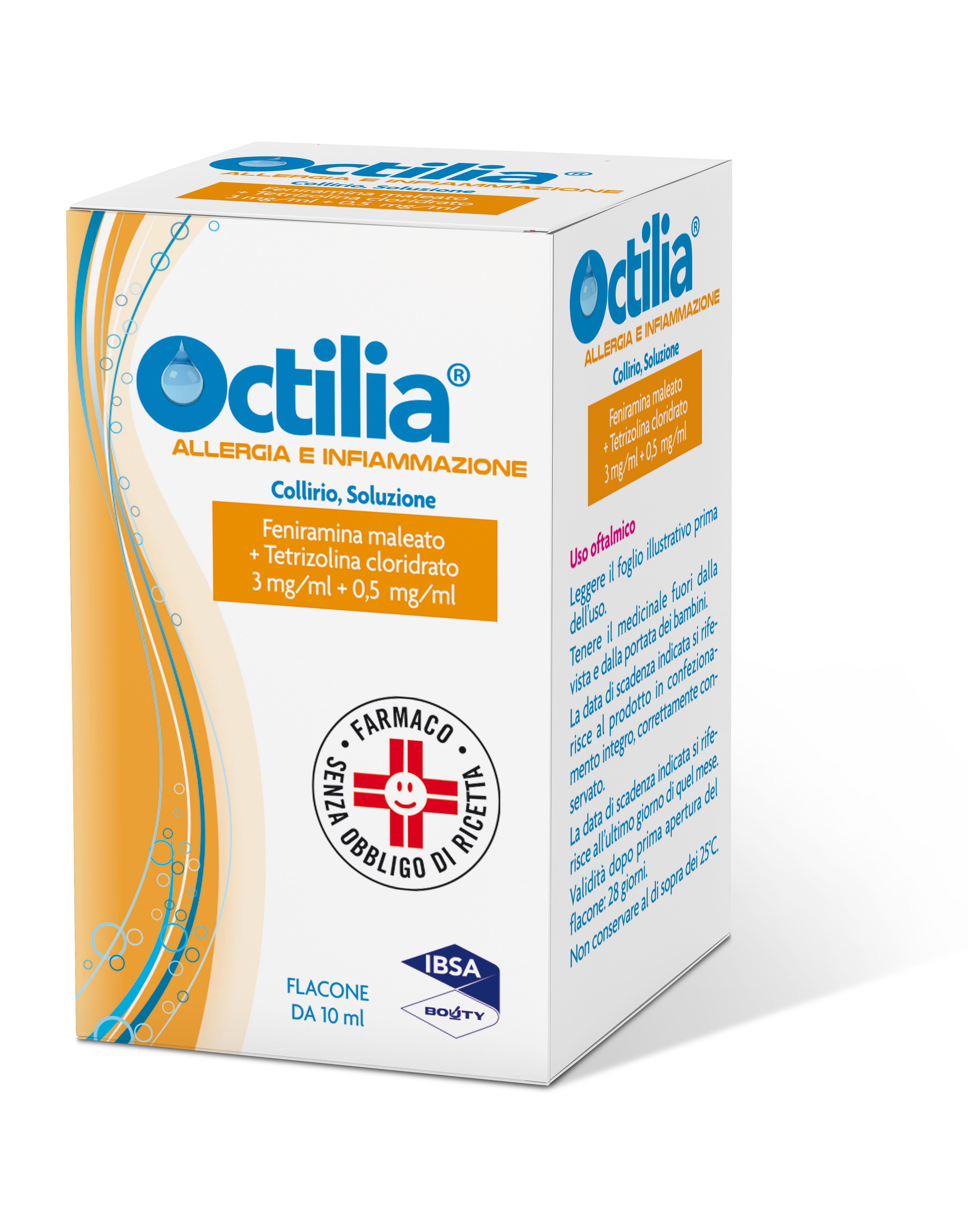 Collirio Octilia Allergia E Infiammazione Flacone 10 ml - Dolomiti e Natura