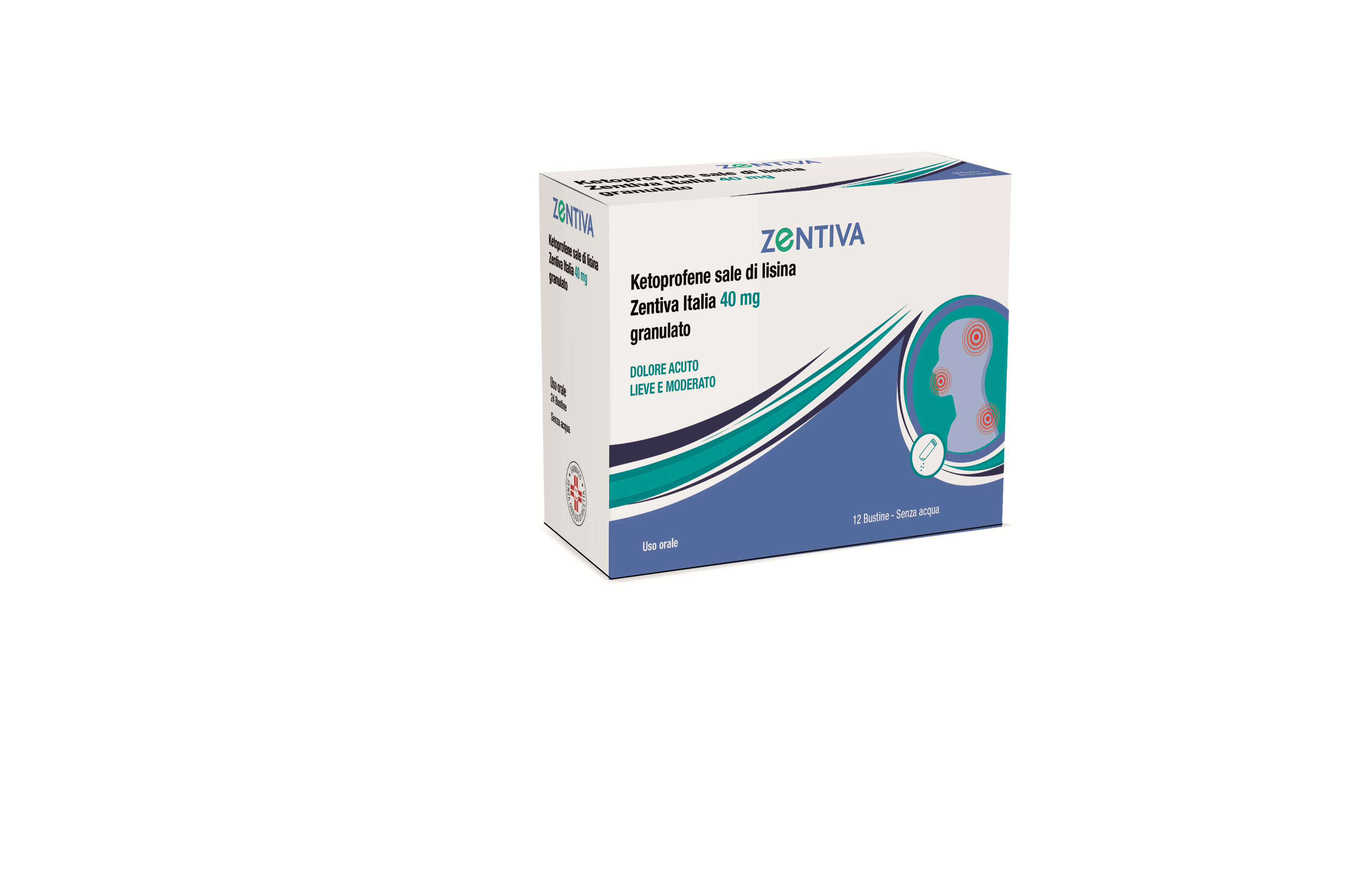 Zentiva Ketoprofene Lisina 40 mg Granulato 12 Bustine - Dolomiti e Natura