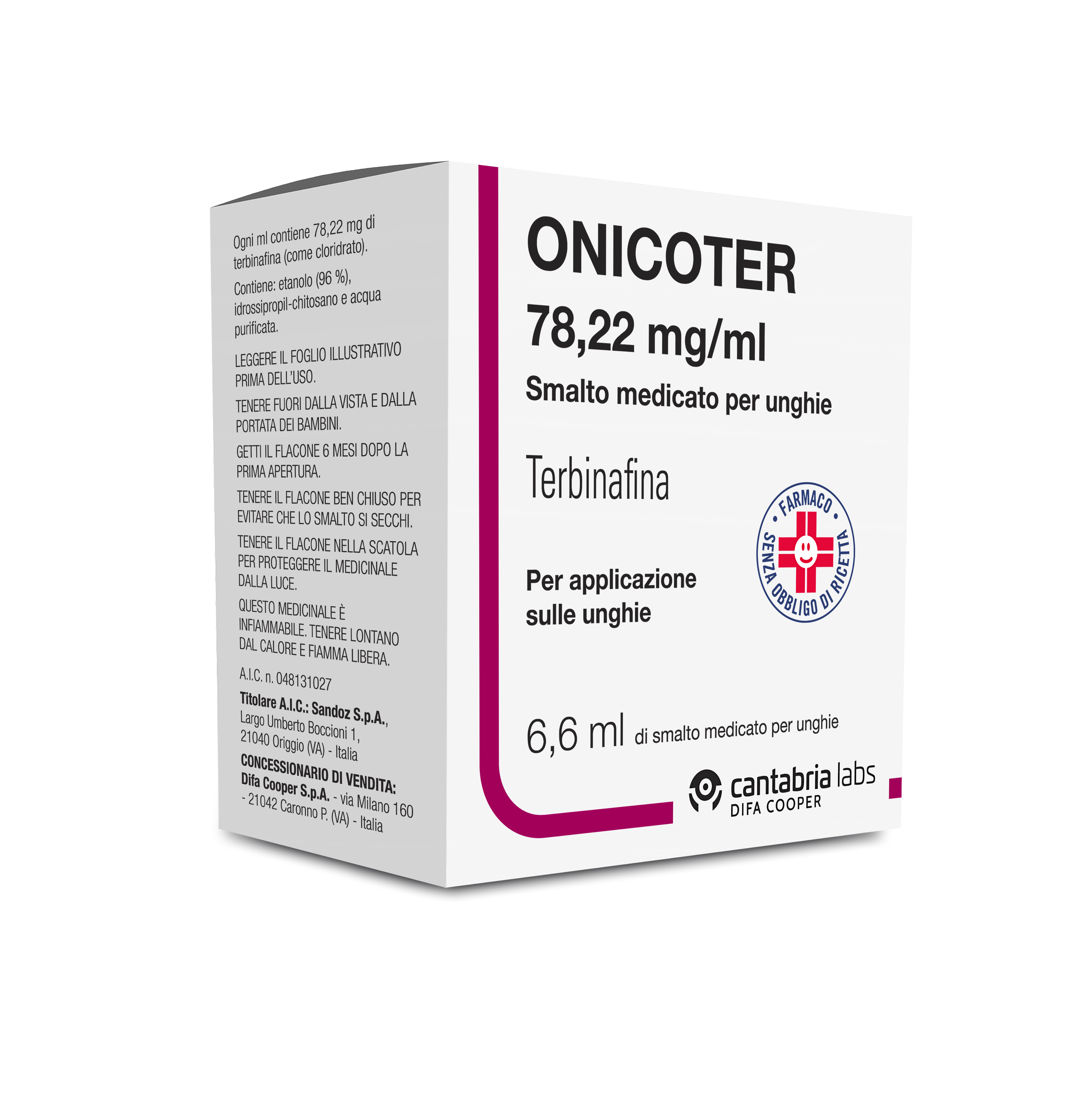 ONICOTER*SMALTO MED 1FL 6,6ML - Dolomiti e Natura