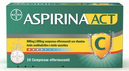 ASPIRINAACT*10CPR EFF800+480MG - Dolomiti e Natura