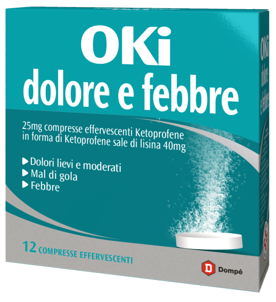 OKI DOLORE E FEBBRE*12CPR EFF - Dolomiti e Natura