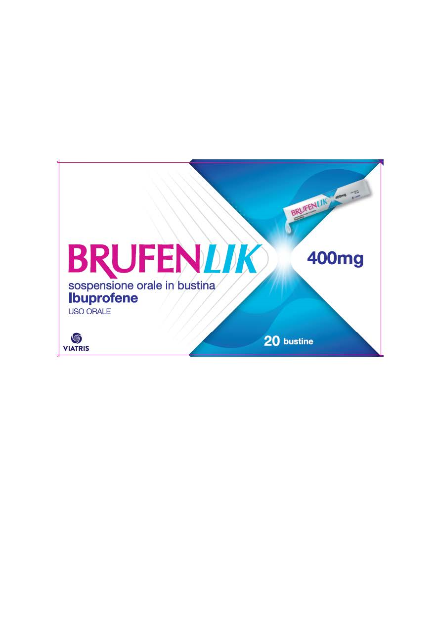 Brufenlik 400 mg 20 x 10 ml Aroma Fragola - Dolomiti e Natura