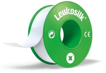 CEROTTO IN ROCCHETTO LEUKOSILK IPOALLERGENICO BIANCO 2,5X500 CM - Dolomiti e Natura