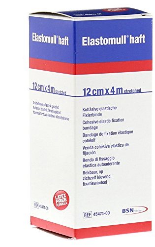 BENDA ELASTICA AUTOADESIVA ELASTOMULL HAFT COMPRESSIONE FORTE 12X400 CM - Dolomiti e Natura