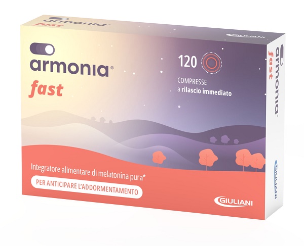 ARMONIA FAST 1 MG MELATONINA 120 COMPRESSE - Dolomiti e Natura