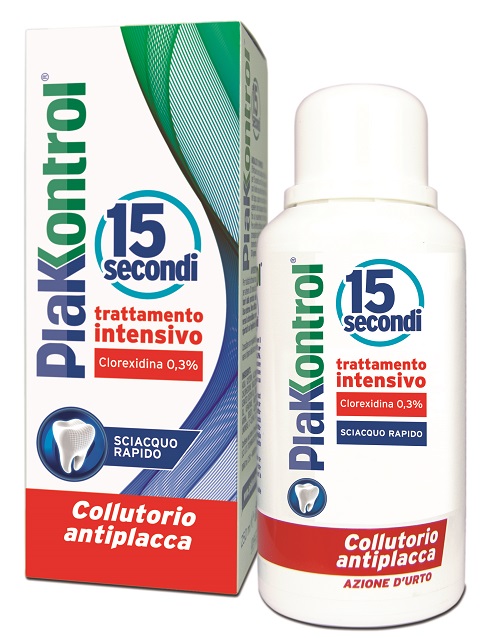 PLAKKONTROL 15 SECONDI COLLUTORIO 250 ML - Dolomiti e Natura