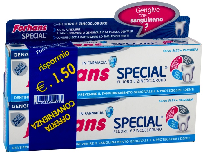 FORHANS SP DENTIF 2X75ML - Dolomiti e Natura