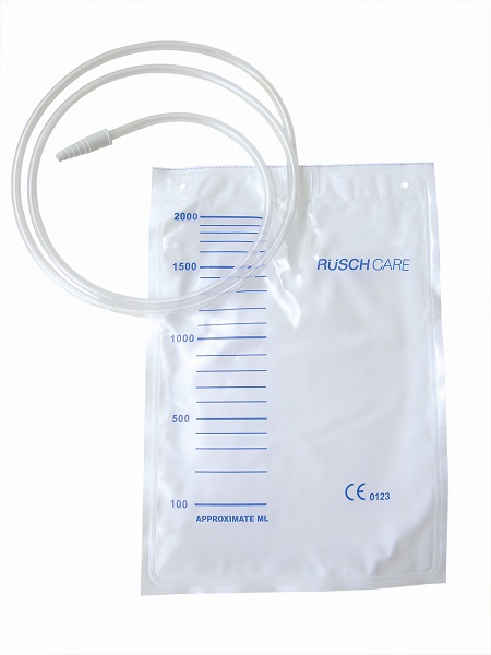 SACCA DI DRENAGGIO LETTO PER INCONTINENZA 2000ML IN PVC CON TUBO DI RACCORDO 130CM DIAMETRO 5X7MM MONOUSO 30 PEZZI - Dolomiti e Natura