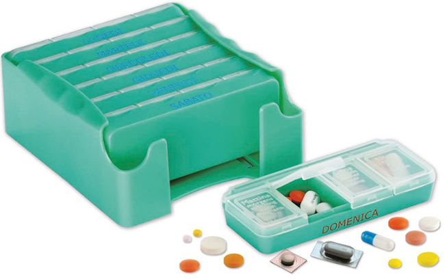 PILLOLIERA PILLOLBOX CONTENITORE 7GIORNI MADE IN ITALY - Dolomiti e Natura
