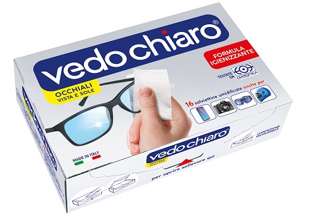 VEDOCHIARO OCCHIALI 16 SALVIETTE UMIDIFICATE - Dolomiti e Natura