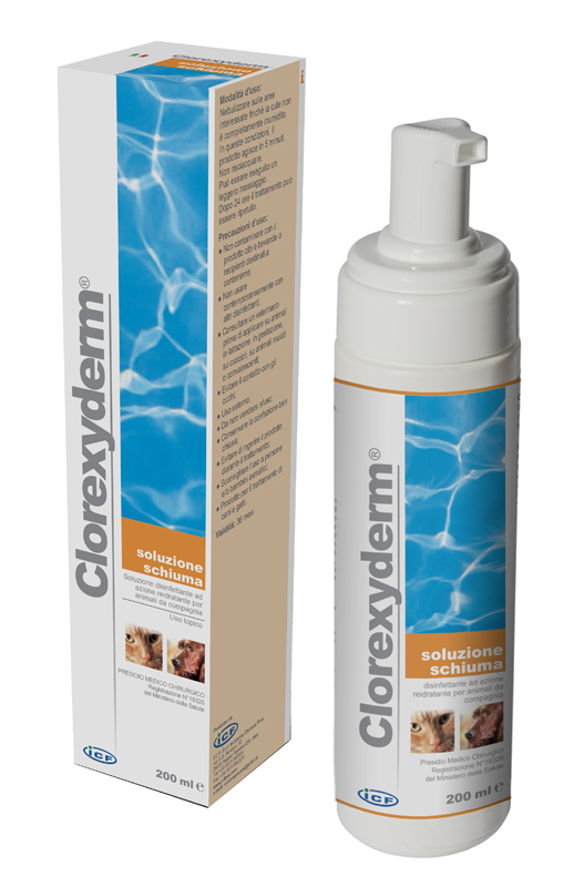 CLOREXYDERM SOLUZIONE SCHIUMA 200 ML - Dolomiti e Natura