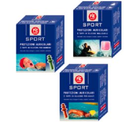 TAPPO AURICOLARE IN SILICONE PIC SPORT PER BAMBINI 2 PEZZI - Dolomiti e Natura