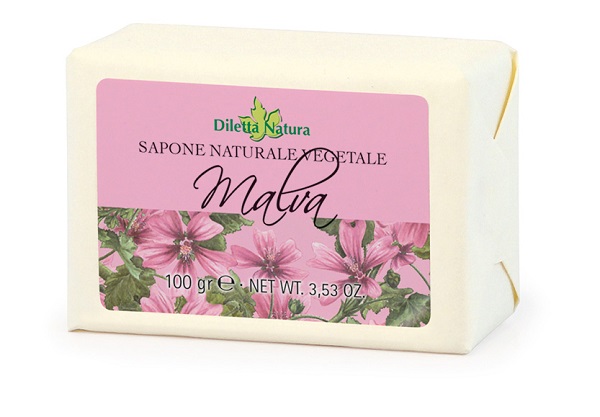 DILETTA N SAPONE MALVA 100 G - Dolomiti e Natura