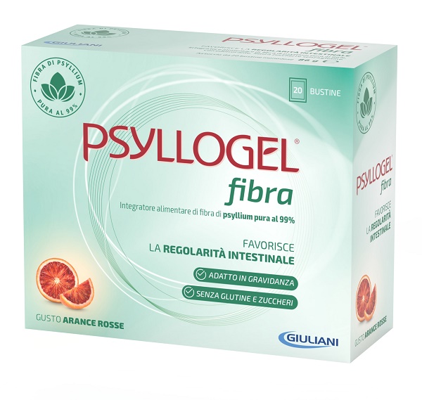 Psyllogel Fibra Arance Rosse 20 Buste - Dolomiti e Natura