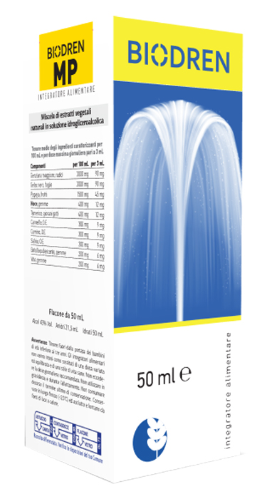 BIODREN M-P SOLUZIONE IDROALCOLICA 50 ML - Dolomiti e Natura
