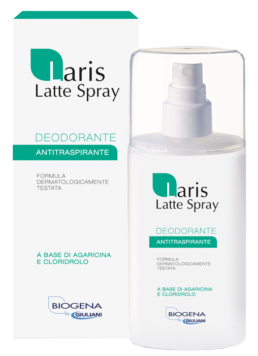 LARIS LATTE SPRAY DEODORANTE ANTITRASPIRANTE 100 ML - Dolomiti e Natura