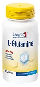 LONGLIFE L-GLUTAMINE 100 CAPSULE DI GELATINA DA 620 MG - Dolomiti e Natura