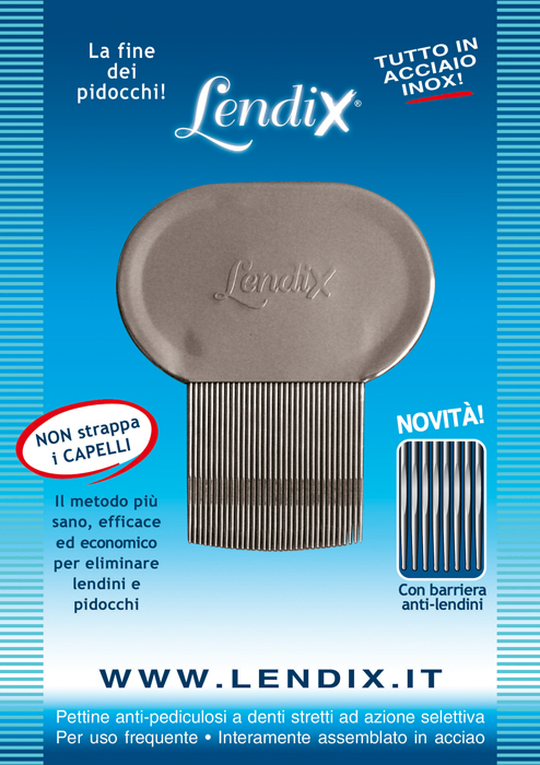 LENDIX PETTINE PREMIUM ANTIPIDOCCHI IN ACCIAIO - Dolomiti e Natura
