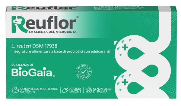 REUFLOR 10 COMPRESSE MASTICABILI AROMA LIMONE - Dolomiti e Natura