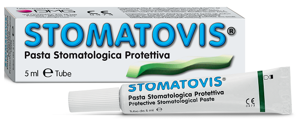 PASTA STOMATOLOGICA PROTETTIVA STOMATOVIS STOMATITI AFTOSE 5 ML - Dolomiti e Natura