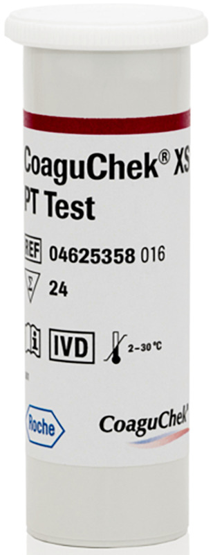 STRISCE REATTIVE PER DISPOSITIVO AUTODIAGNOSTICO COAGUCHEK XS PT TEST 24 PEZZI - Dolomiti e Natura