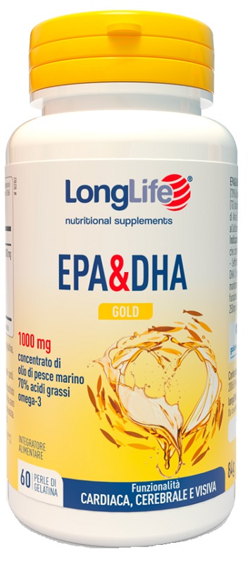 LONGLIFE EPA DHA GOLD 60 PERLE - Dolomiti e Natura